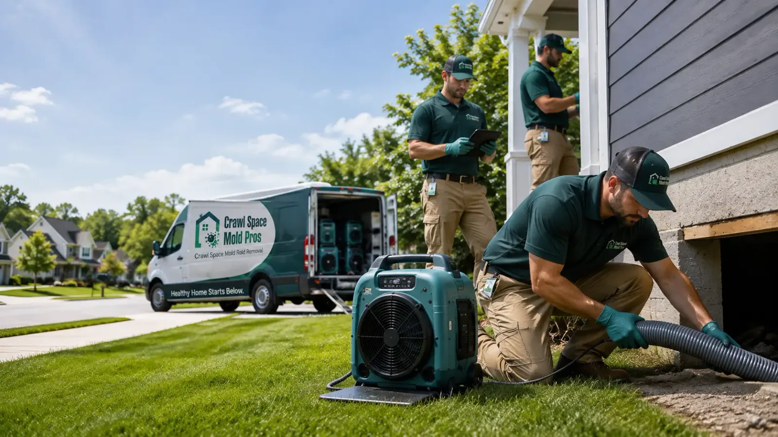Crawl Space Mold Removal in Adams, OR